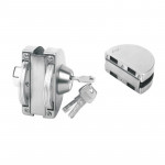 Core Stainless Steel Glass To Glass Door Lock Without Cutout CWCL-3