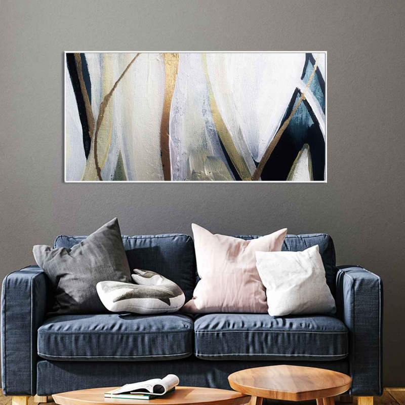Abstract texture wall painting