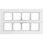 Anchor Penta Modular 16 Module Glossy White Switch Board Plate