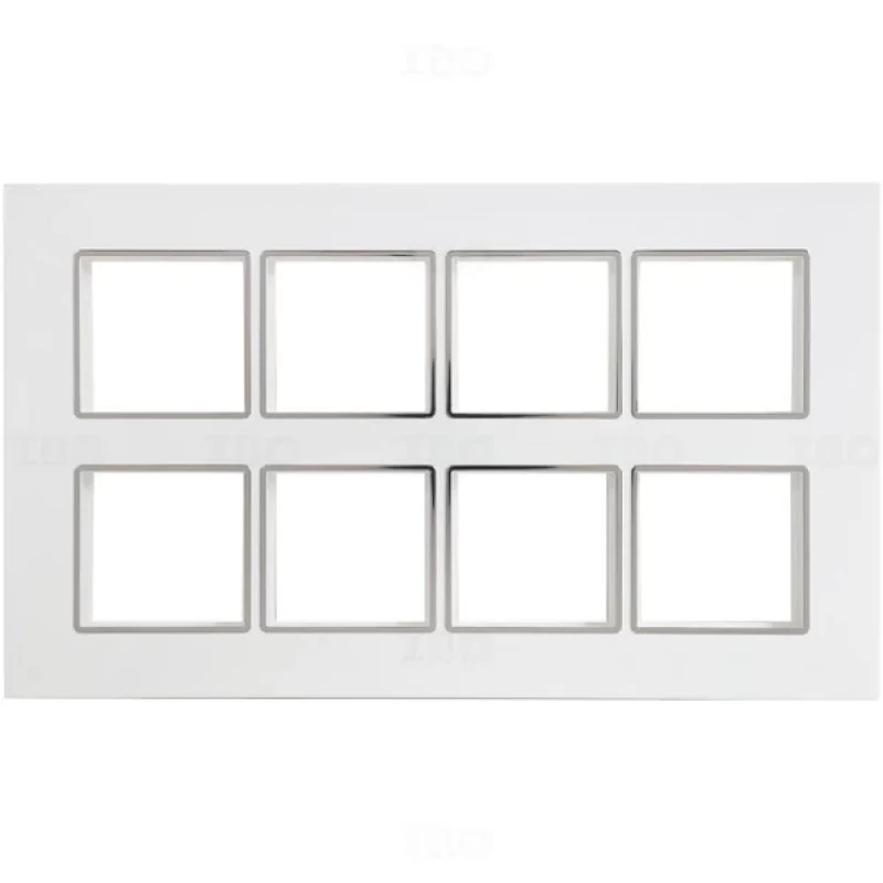 Anchor Penta Modular 16 Module Glossy White Switch Board Plate